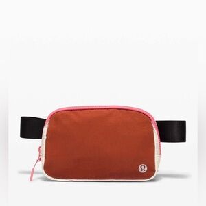 Lululemon Brown and Pink Belt Bag